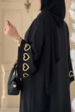 عباءة القلوب الفاخرة