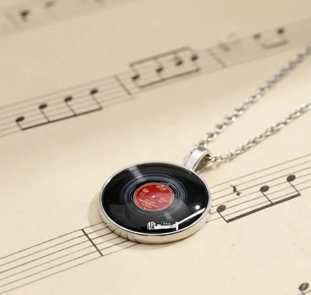 vinyl necklace