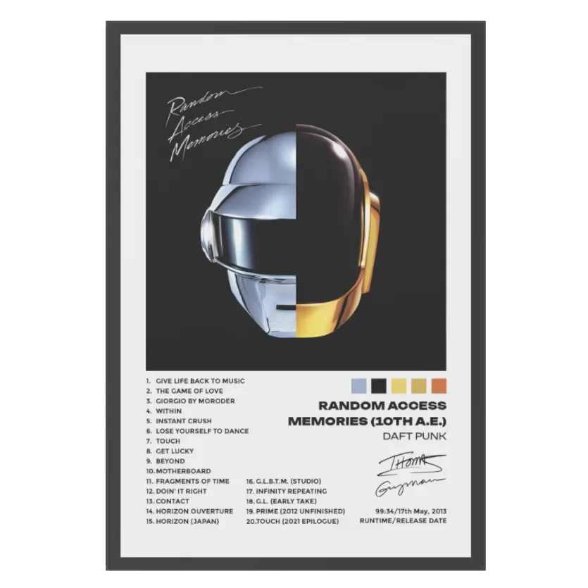 Cadre Daft punk random access memory