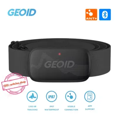 GEOID - Capteur de fréquence cardiaque HS500 - Bluetooth - sangle de poitrine
