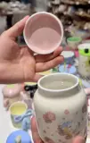 🌸 MUG CÉRAMIQUE FLEURS DE CERISIER AVEC COUVERCLE