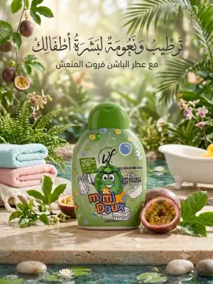 هلام الاستحمام للاطفال (عطر فاكهة البايسون )400 مل