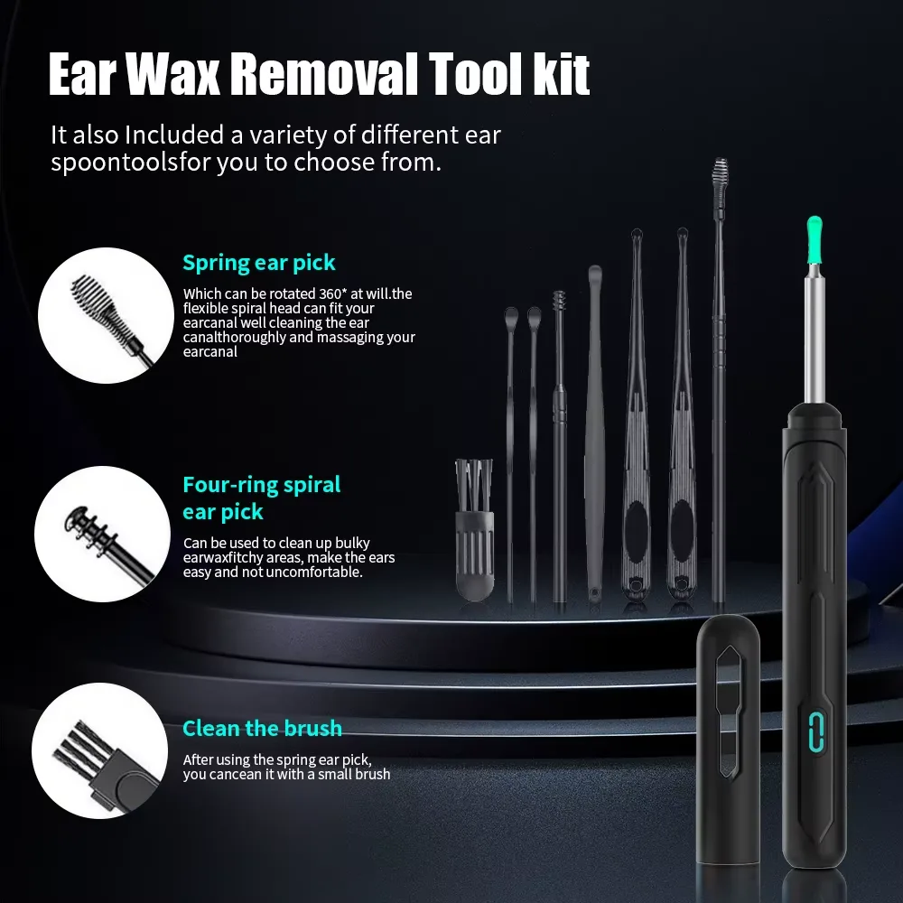 Nettoyeur d'oreille avec caméra