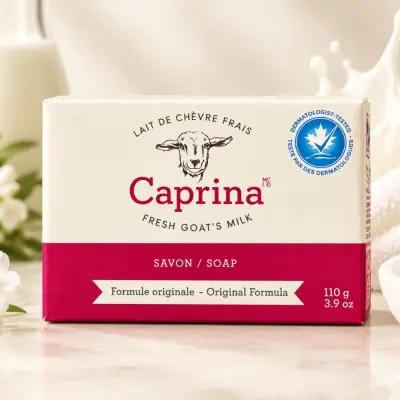 Savon lait de chèvre caprina