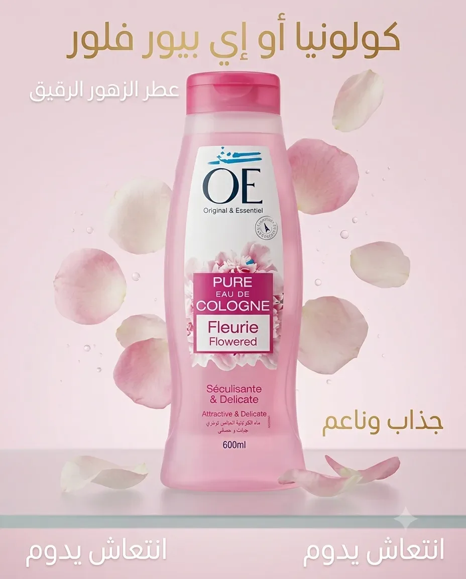 OE كولونيا بنفحات الزهور 600مل