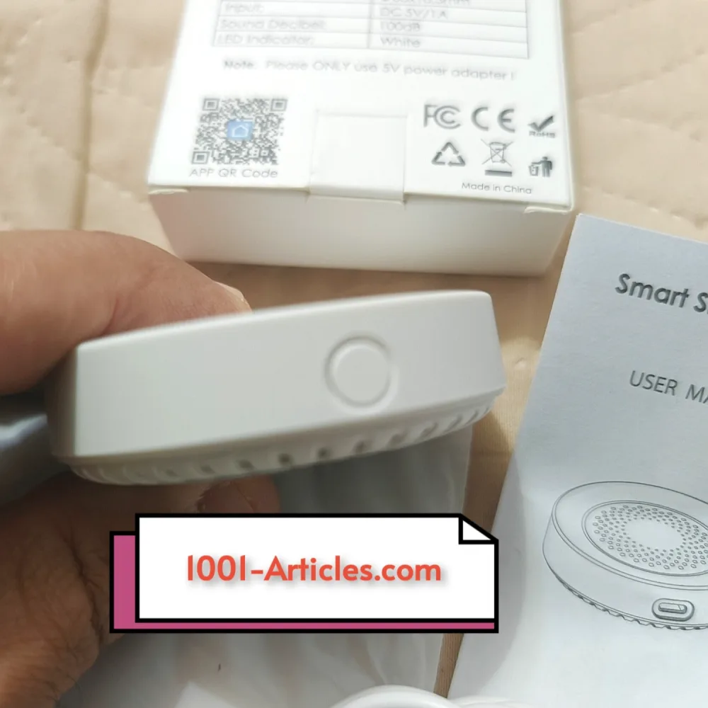 Sirène - alarme sonore de sécurité intelligente - Wifi - Zigbee Tuya Smart