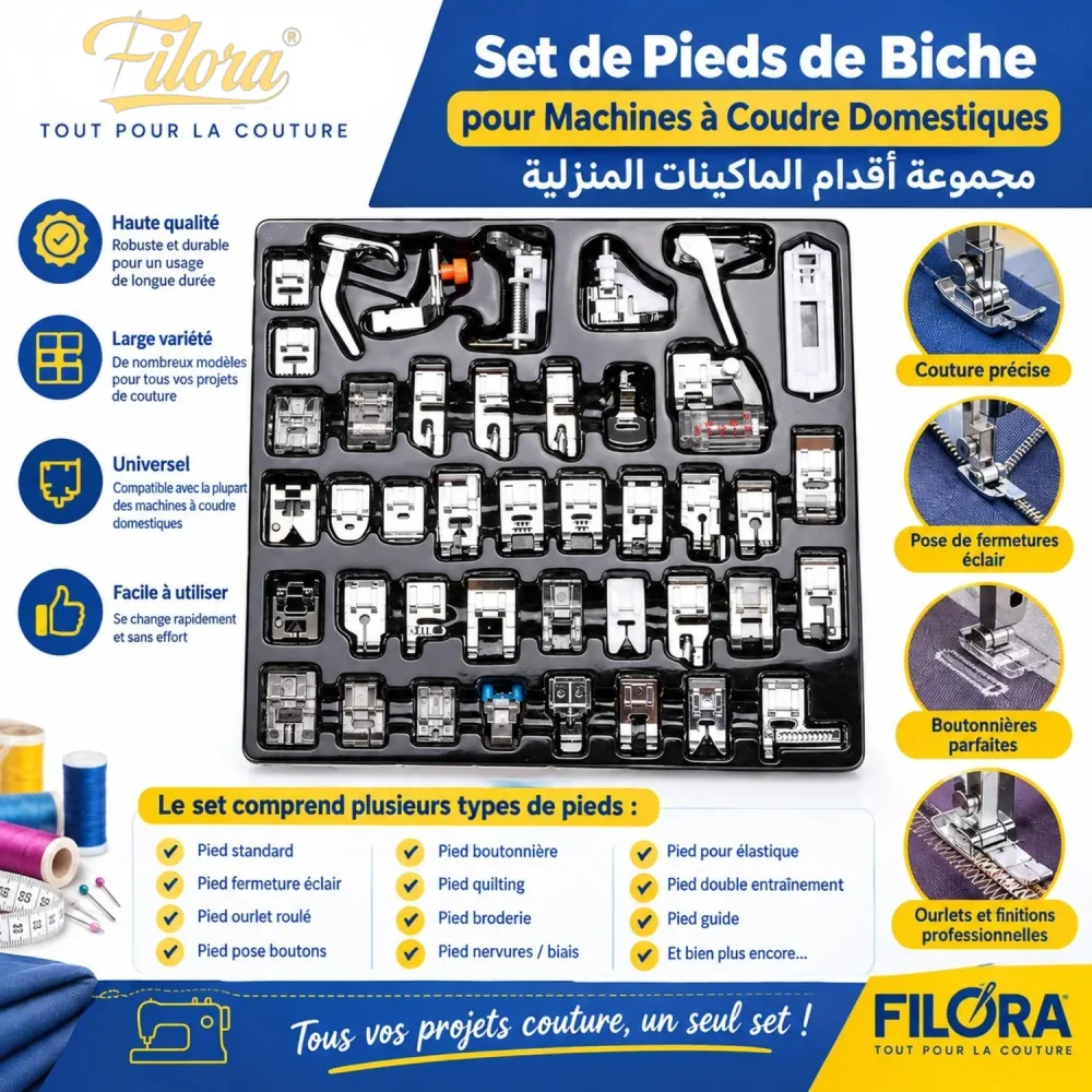 Pied de Biche Machine Portative En Kit de 48pcs