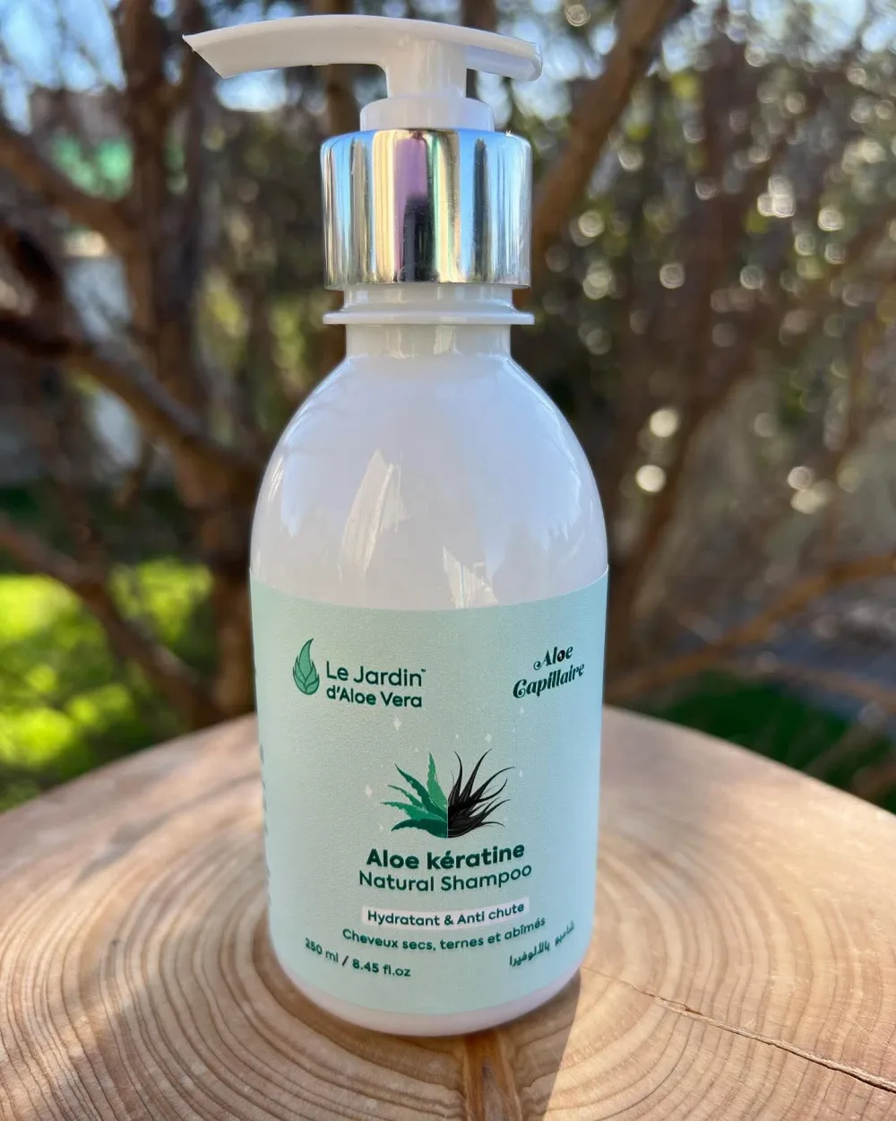 Shampooing Aloe kératine Cheveux secs