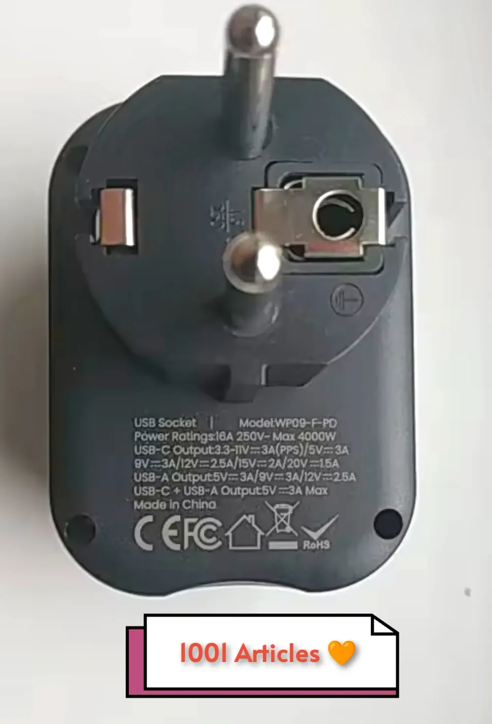 ASOMETECH 33W GaN Chargeur Murale