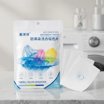 lingettes anti-décoloration 50p