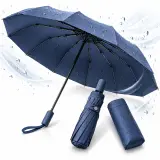 Parapluie Automatique Coupe-Vent avec Protection UV - مظلة أوتوماتيكية مقاومة للرياح وأشعة الشمس