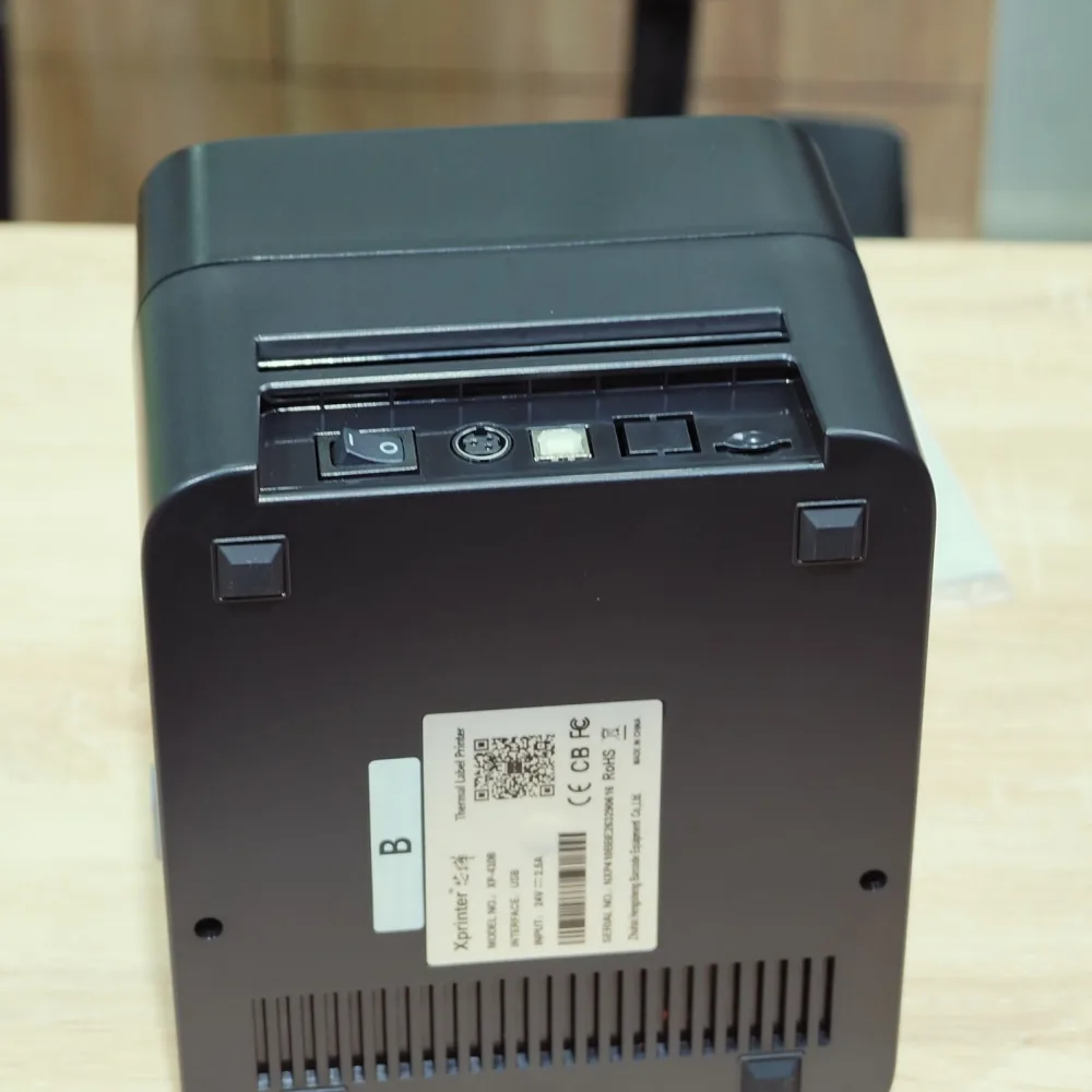Xprinter XP-410B – Imprimante d'étiquettes thermique Bluetooth
