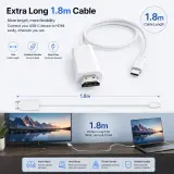 كابل type C إلى HDMI 4K
