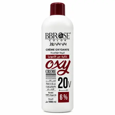 BBROSE Color Oxy Crème Oxydante 1L – 20 Vol 6% et 30 Vol 9%