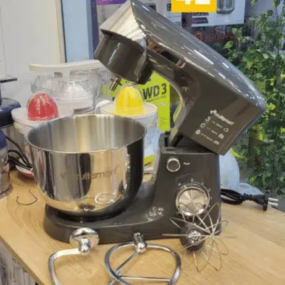 عجانة Multismart MS-SM2114 1500W مع وعاء Inox 4 لتر - خلاط و Pétrin احترافي 10 سرعات