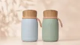 🍶 Mini Gourde Isotherme Design Bois "Mass Action"