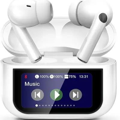 Écouteurs Bluetooth A9 Pro TWS – Écran LCD, Commandes Tactiles & Micro