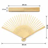 Eventail Pliant en Bambou Naturel