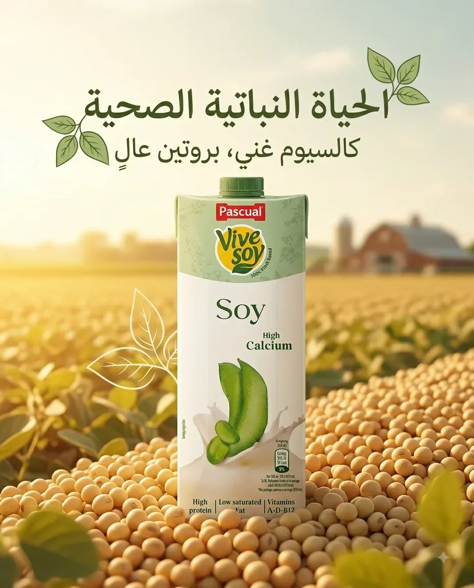 حليب الصويا 1ل