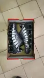 Nike shox fade black white