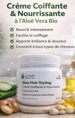 Crème coiffante et nourrissante