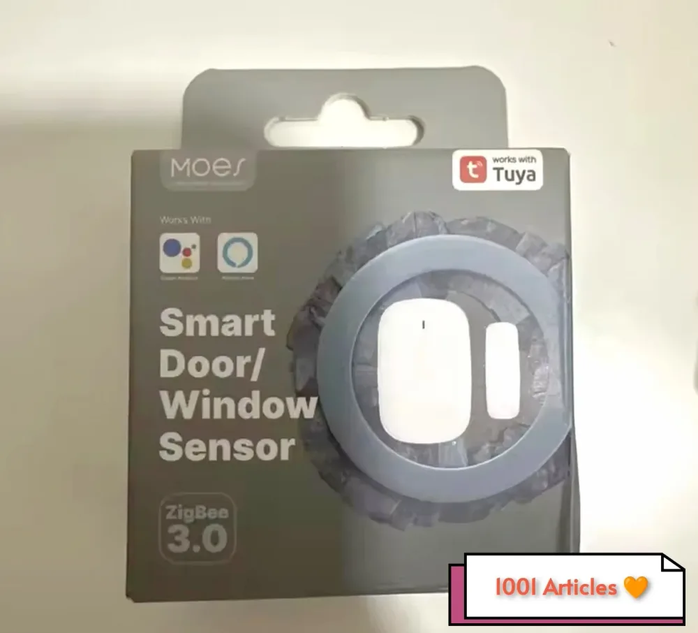 Capteur intelligent d'ouverture de porte / fenêtre - MOES Tuya Smart Zigbee