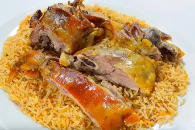أرز المندي بلحم الخروف