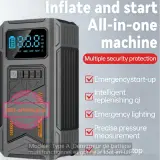 Kit de démarrage de voiture et Compresseur d'air numérique - JKUOO - 180 PSI