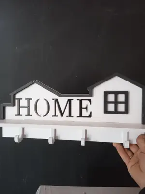 Home Key Holder Wall Shelf CNC File