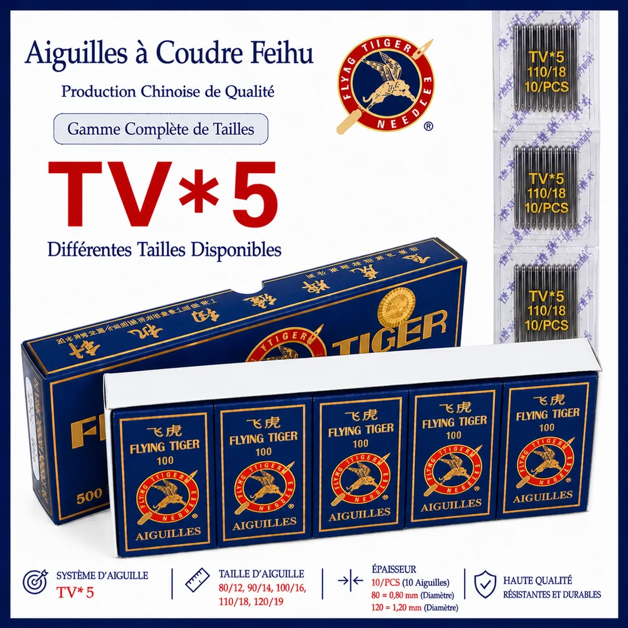Aiguille Machine a Coudre Industrielle TV*5