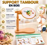 Support Guerguef en Bois