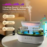 Humidificateur d'Air Effet Gouttes de Pluie et Diffuseur d'Huiles Essentielles - مرطب الهواء بتصميم قطرات المطر ونشر الزيوت العطرية