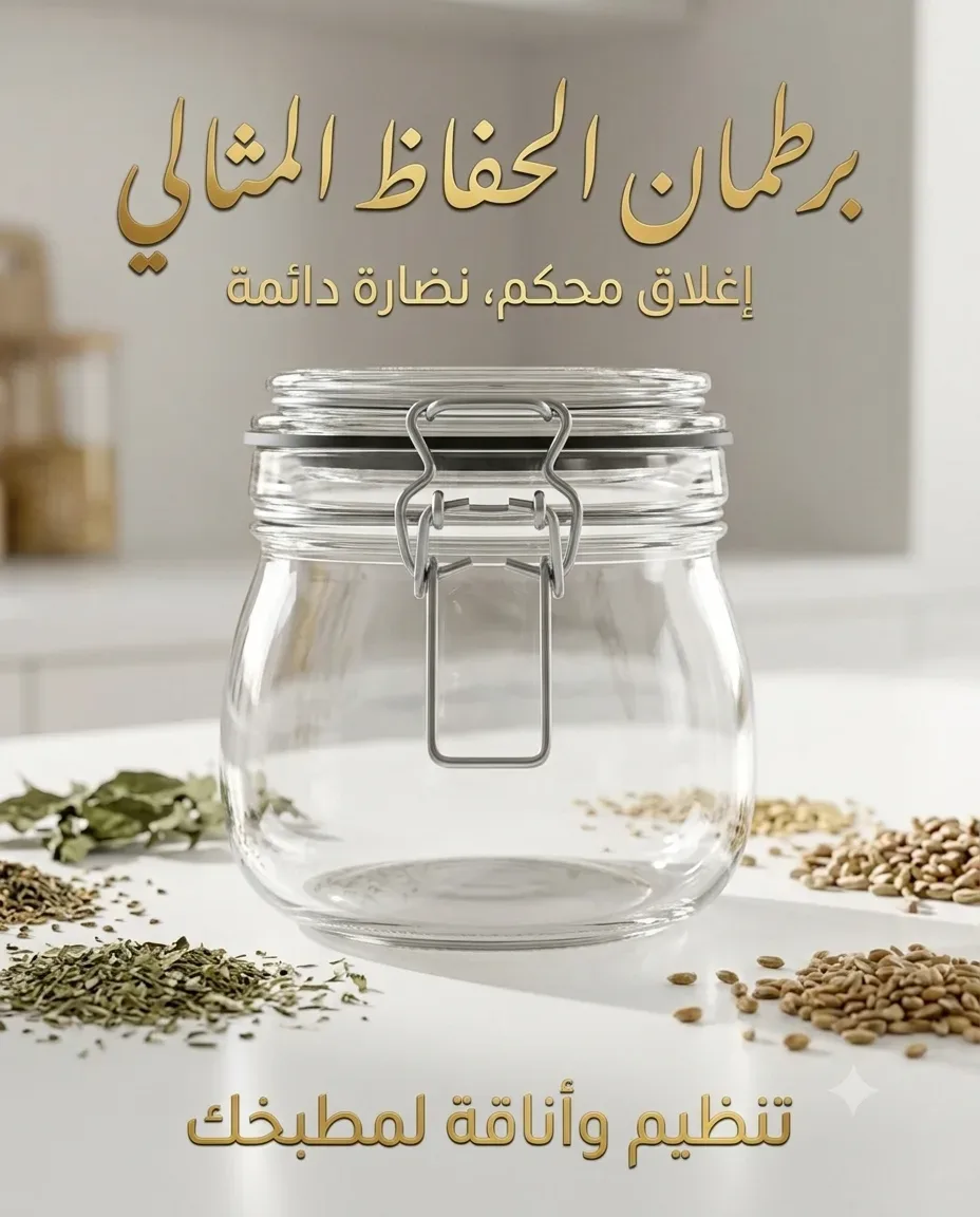 برطمان زجاجي متوسط