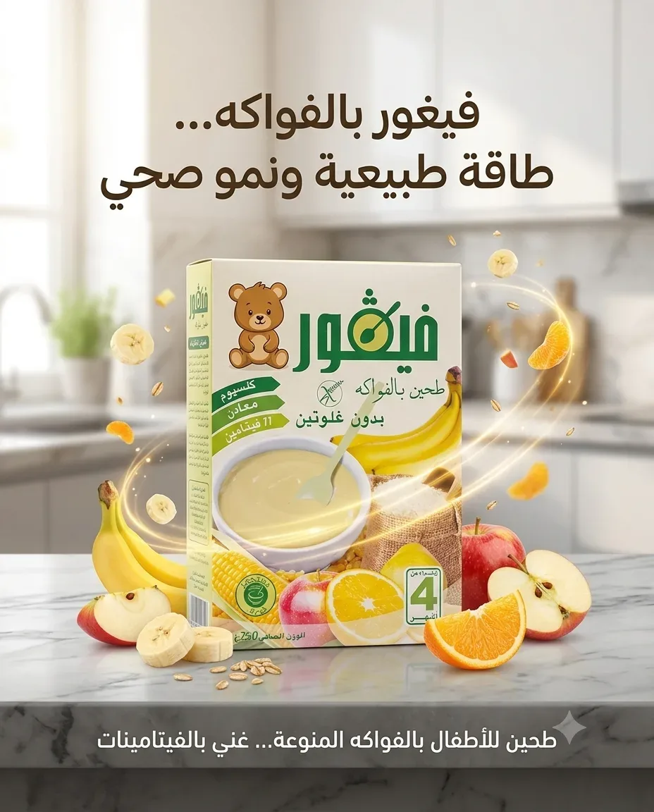 فيقور طحين بالفواكه 250غ