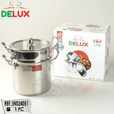 طقم القدر والكسكاس من Delux