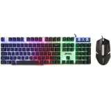 Combo Gamer 5-en-1 – Clavier, Souris, Hub USB, Tapis & Support Téléphone