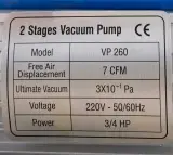 7CFM  3/4 Pompe a vid valiu 2 stage