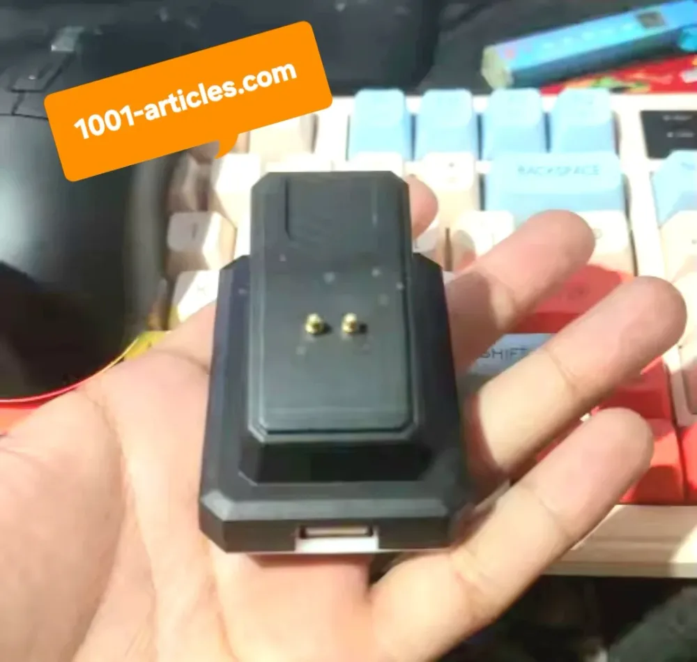 Souris Sans Fil Bi-Modes - Station de Charge Magnétique - RVB Bluetooth 5.2.