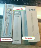 IPad Pencil Bluetooth, Stylet pour IPad, Type C, 04 Embouts