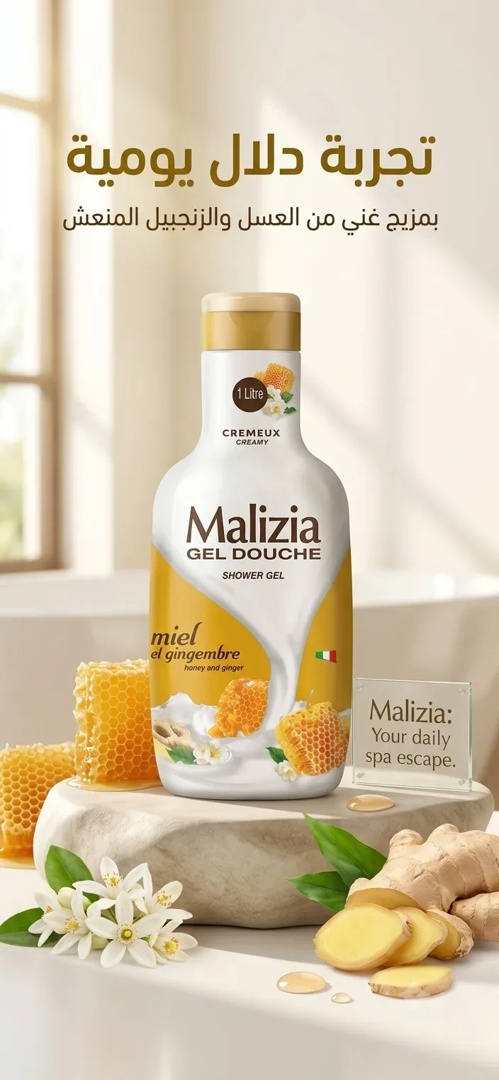 Malizia gel douche 1L