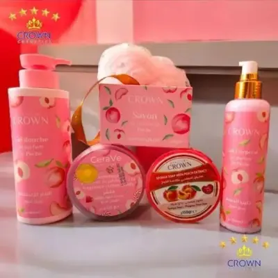 مجموعة الخوخ للعناية بالجسم والبشرة CROWN