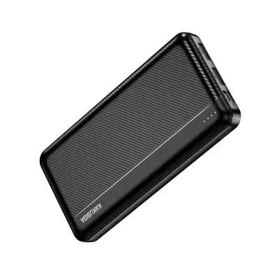 Power Bank KAKUSIGA 10 000 mAh – Double Entrée Type-C & Micro USB, 2 Sorties USB