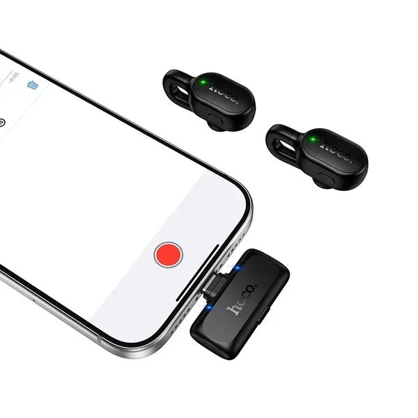 HOCO L27 Dual Wireless Lavalier Microphone for USB-C