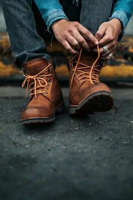 حذاء شتوي بوت - بني (Bottes d'hiver - Marron)