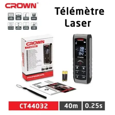 Mètre laser 40m CROWN  ct44032