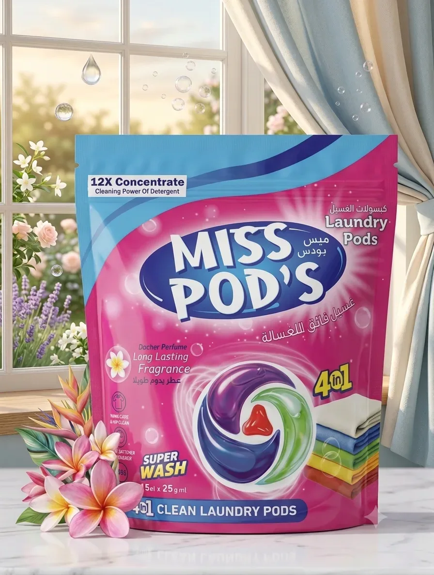 MISS POD’S – كبسولات الغسيل 🌸👕