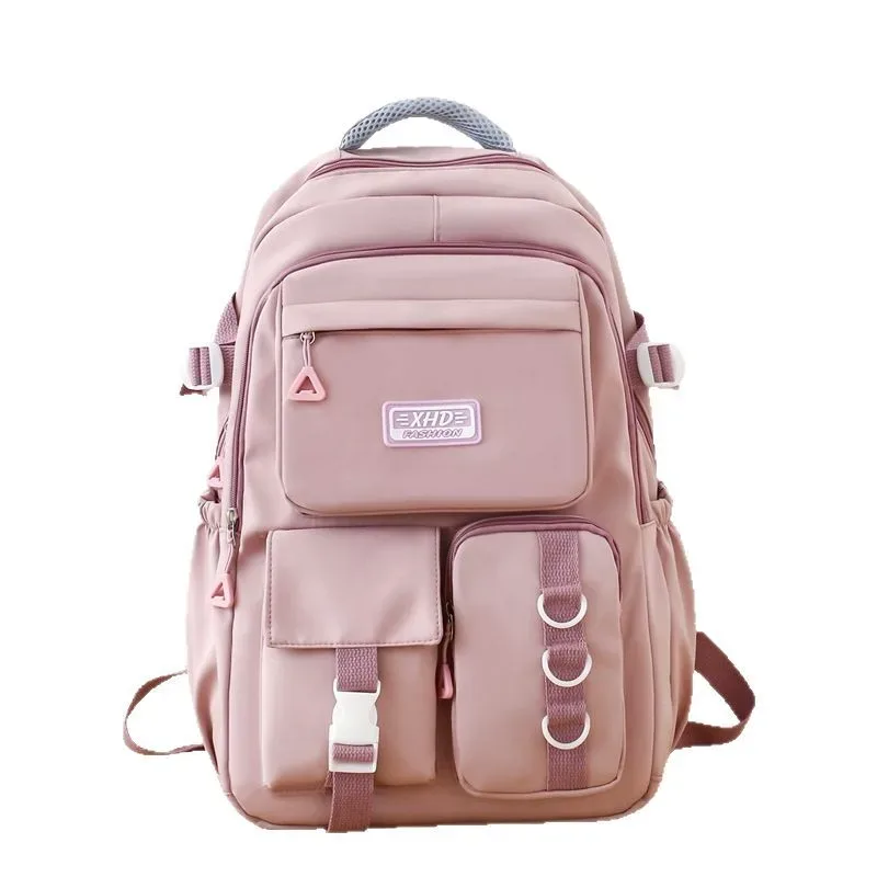 Sacs à dos d’école Style Décontracté XHD Rose – حقيبة ظهر مدرسية وردي
