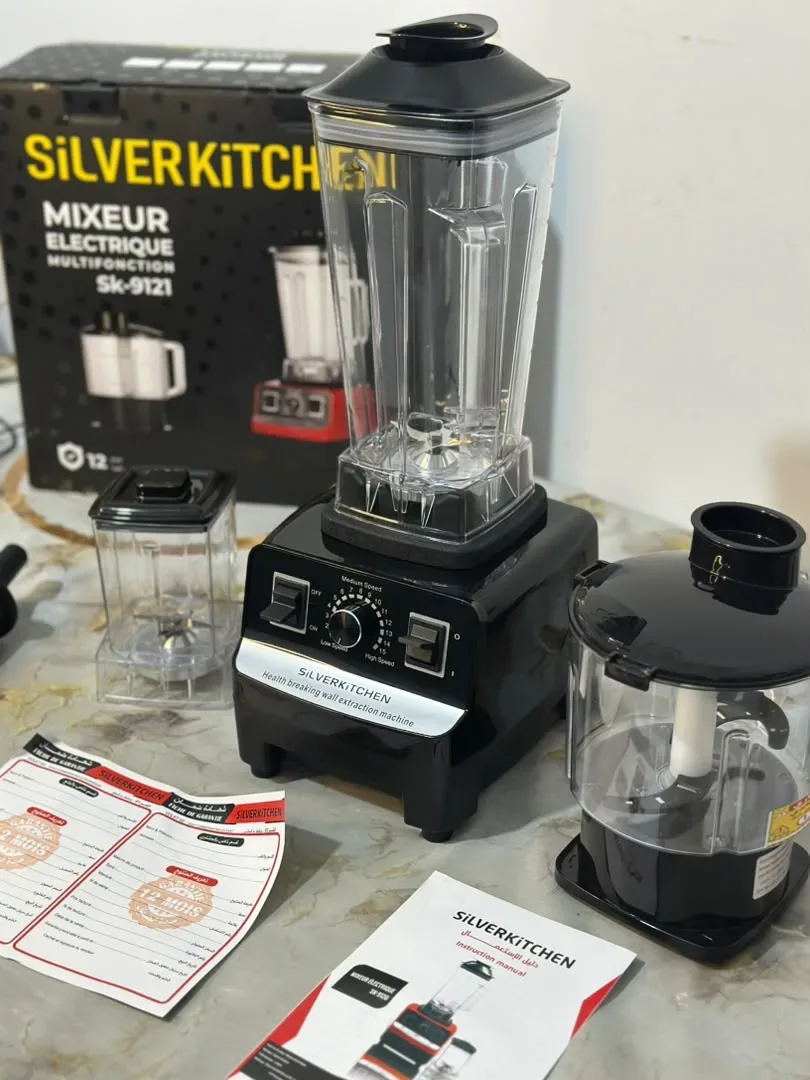 الخلاط الكهربائي 3 في 1 SilverKitchen