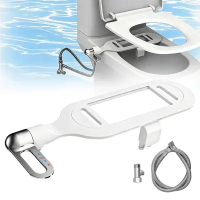 Bidet pour Toilettes Intelligent à Double Buse Fixation Ultra-Mince Autonettoyant - ملحق شطاف المرحاض الذكي بنظام الرش المزدوج