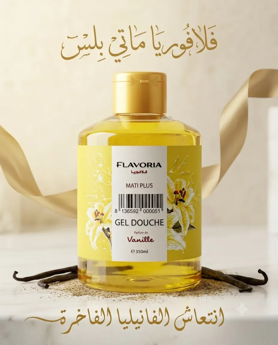 Flavoria جال دوش بعطر الفانيليا 350مل